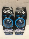 Pair of Scents Vent Oil Car Air Fresheners/Outdoor Breeze