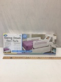 Regalo Swing Down Bed Rails/Double Side for Extra Security/2 Bed Rails