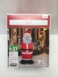Holiday Time Santa Claus 7 Foot Airblown Inflatable