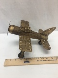 Metal Home Décor/Toy Airplane