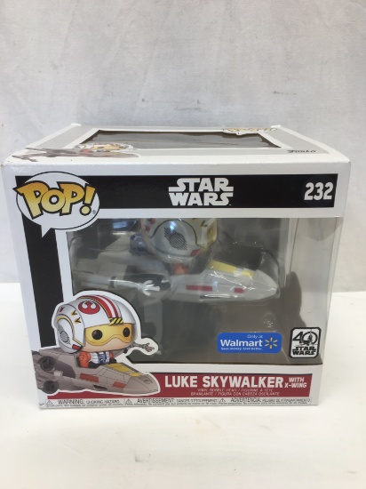 POP Star Wars #232 Luke Skywalker with X-Wing Vinyl Bobble Head