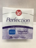 Walgreen Perfection 36 Pack Regular Tampons
