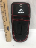 Husky Multi Pocket Tool Pouch with Belt Clip