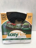 No Dig Easy Flex Edging/30 Foot with 8 Spiral Spikes and Connector