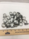Box Lot of 20 Hose Clamps