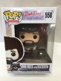 POP Bob Ross Joy of Painting #558 Bob Ross and Racoon Vinyl Figure