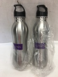 (2) 25oz Water Bottles
