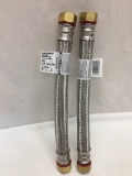 2 Water Heater Connectors/3/4