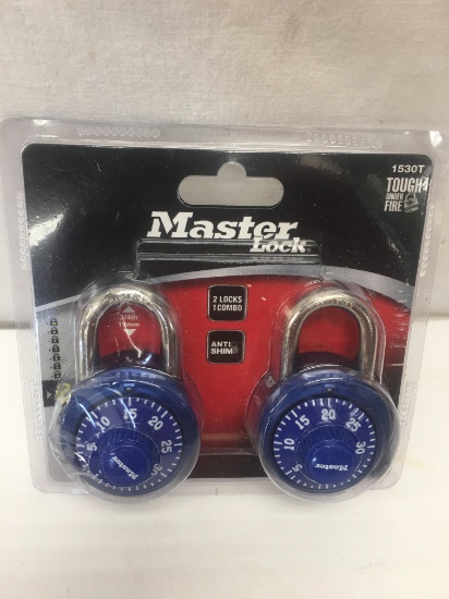 Master Lock 2 Pack Combination Locks