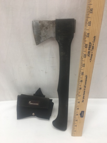 Approx 15 Inch Browning Hatchet with Sheath