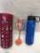 Box Lot of Happy Birthday Glass & Thermal Flask