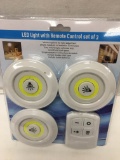 LED Lights with Remote Control Set/3 Pack