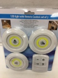 LED Lights with Remote Control Set/3 Pack