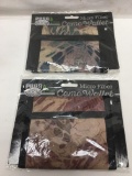 (2) PUGS Micro Fiber Camo Wallets