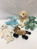 Box Lot of Small Stuffed Animals