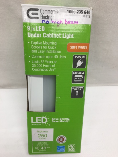 Commercial Electric 9 Inch Under Cabinet Light