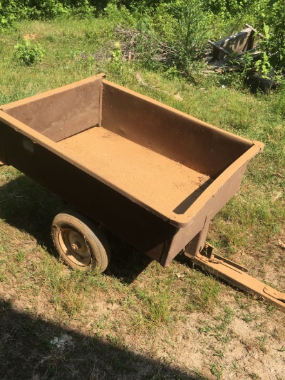 Dump Bed Metal Utility Cart/Wagon/43 1/2" X 33" (Local Pick Up Only)