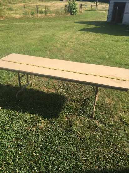 8 Foot X 30 Inch Wooden Table (Local Pick Up Only)