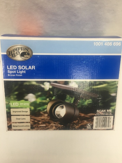 Hampton Bay LED Solar Spot Light