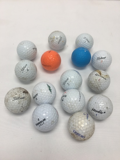 (15) Experienced Golf Balls/PROV-1, TP5, ETC