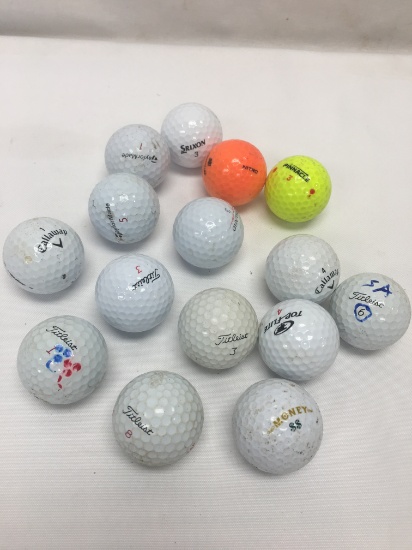 (15) Experienced Golf Balls/PROV-1, TP5, ETC