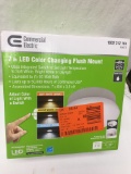 Commercial Electric 7 Inch LED Color Changing Flush Mount