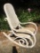Old Bentwood Wooden Rattan Back Rocking Chair With Scrolls (Local Pick Up Only)