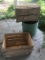 Box Lot/Crates, Old Metal Mop Bucket (Local Pick Up Only)