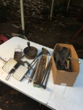 Box Lot/Files, Camping Sandwich Maker, ETC (Local Pick Up Only)