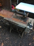 Old Singer Sewing Maching in Cabinet/Table (Local Pick Up Only)