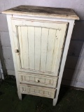 Approx 42in Tall One Door, Two Drawers Cabinet (Local Pick Up Only)