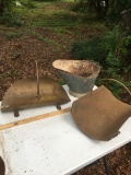 Box Lot of Ash Bucket & Fire Wood Holders (Local Pick Up Only)