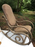 Vintage Bentwood Wooden Rocking Chair With Scrolls (Local Pick Up Only)