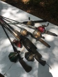 Box Lot/Rod n Reels/Zebco, Shakespeare, ETC (Local Pick Up Only)