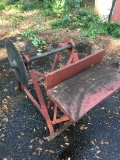 Old Metal Saw Blade on Stand (Local Pick Up Only)