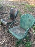 (2) Old Metal Chairs (Local Pick Up Only)