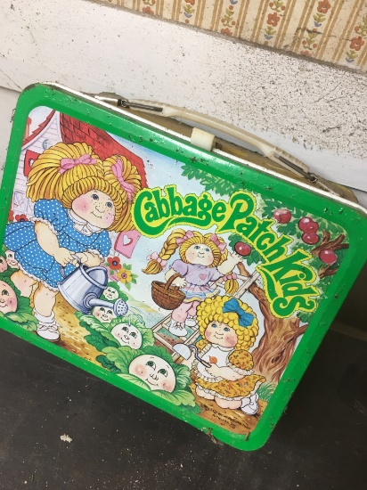 Vintage Cabbage Patch Kids Metal Lunchbox