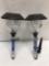(2) Hampton Bay Solar LED Pathway Lights