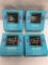 (4) Maja Aqua Turquoise Perfumed Soap