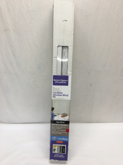 Better Homes & Gardens 2in Cordless Faux Wood Blind/32in X 64in