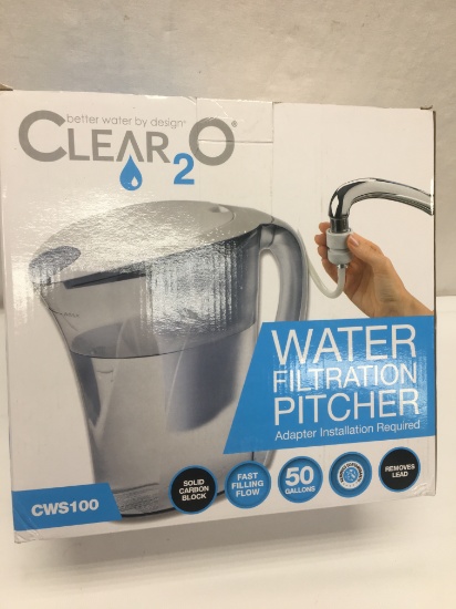 Clear2O Water Filtration Pitcher