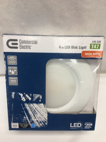 Commercial Electric 4in LED Disk Light