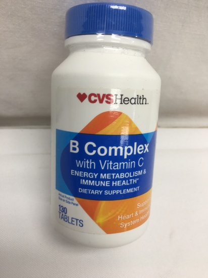 CVS Health B Complex with Vitamin C/130 Pack (EXP: 9/2020)