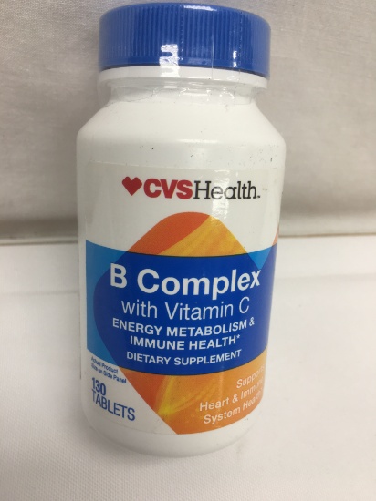 CVS Health B Complex with Vitamin C/130 Pack (EXP: 9/2020)