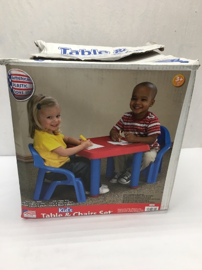 American Plastic Toys Inc Kids Table & Chairs Set (Local Pick Up Only)