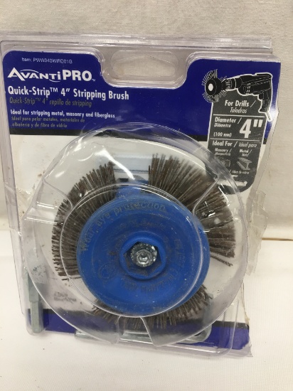 Avanti Pro Quick Strip 4in Stripping Brush for Cordless Drill