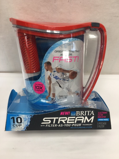 BRITA Stream Filter As You Pour/10 Cup Pitcher