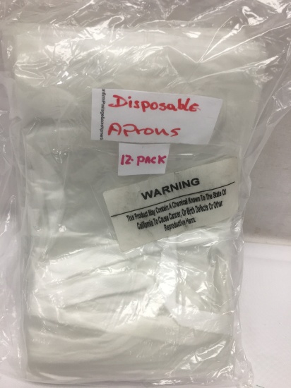 12 Pack Disposable Aprons