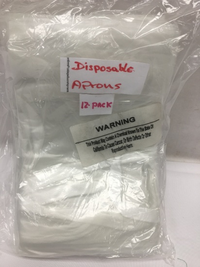 12 Pack Disposable Aprons