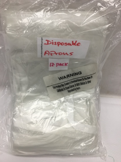 12 Pack Disposable Aprons